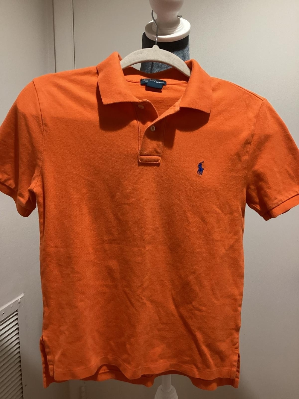 Ralph Lauren Orange Polo with Navy Pony
